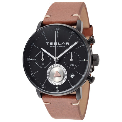 Front view of Teslar Re-Balance T-6 Men's Quartz Watch TW-031
