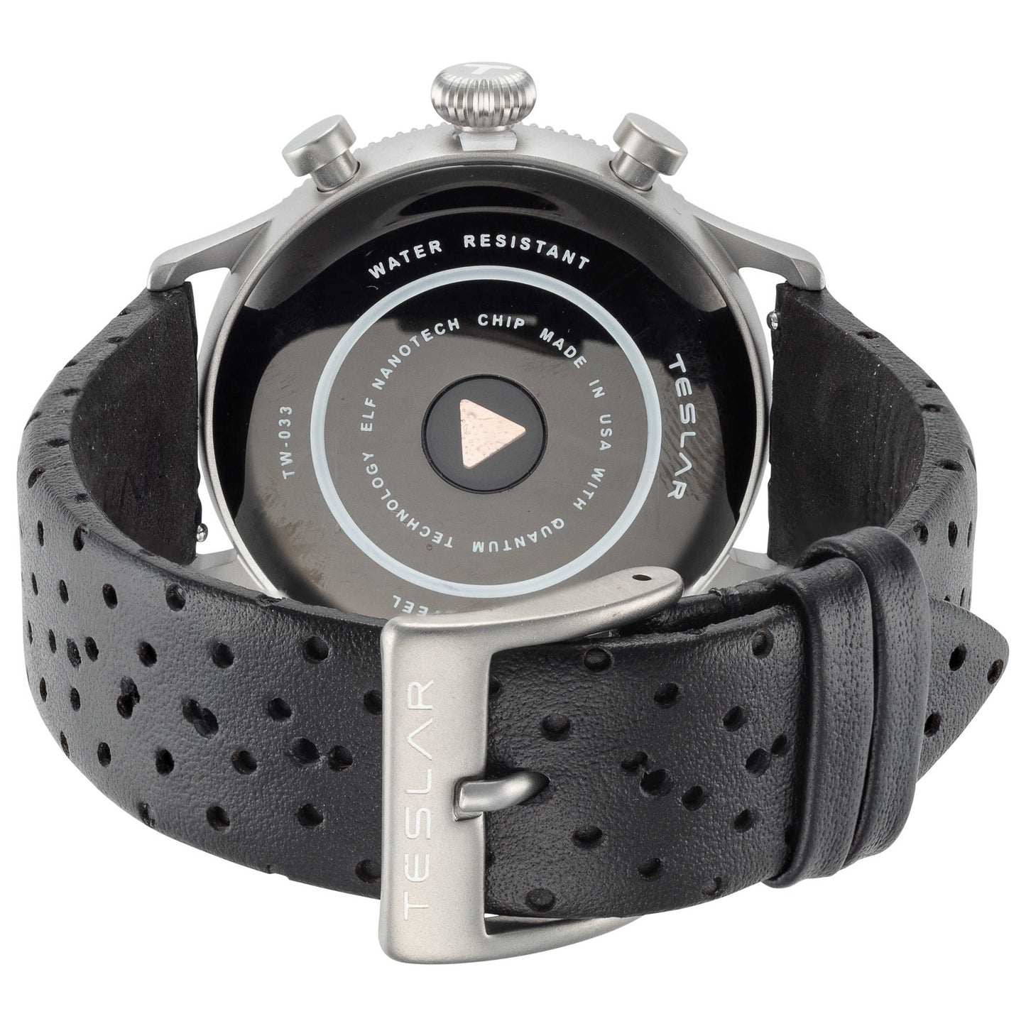 Back view of Teslar Re-Balance T-4 Men's Quartz Watch TW-033
