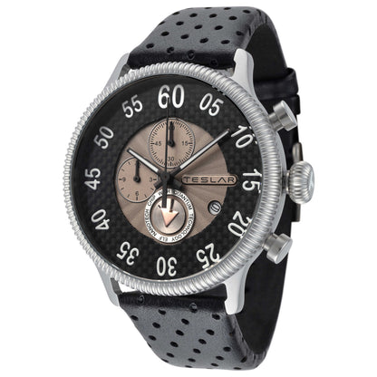 Front view of Teslar Re-Balance T-4 Men's Quartz Watch TW-033