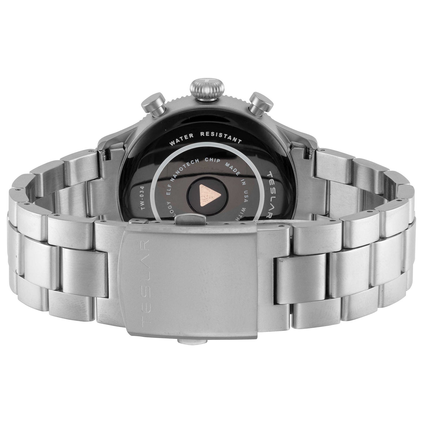 Back view of Teslar Re-Balance T-4 Men's Quartz Watch TW-034