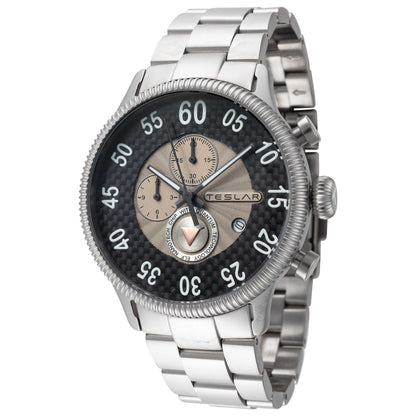 Front view of Teslar Re-Balance T-4 Men's Quartz Watch TW-034