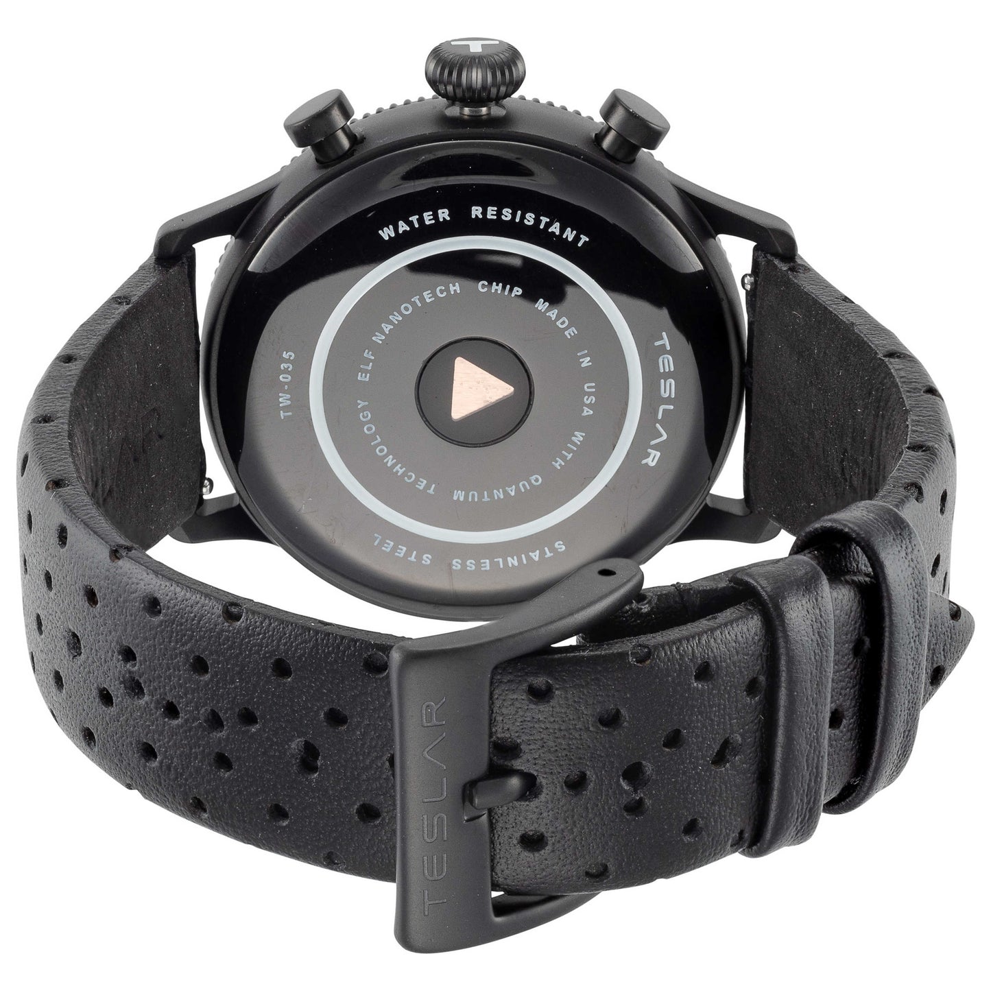 Back view of Teslar Re-Balance T-4 Men's Quartz Watch TW-035