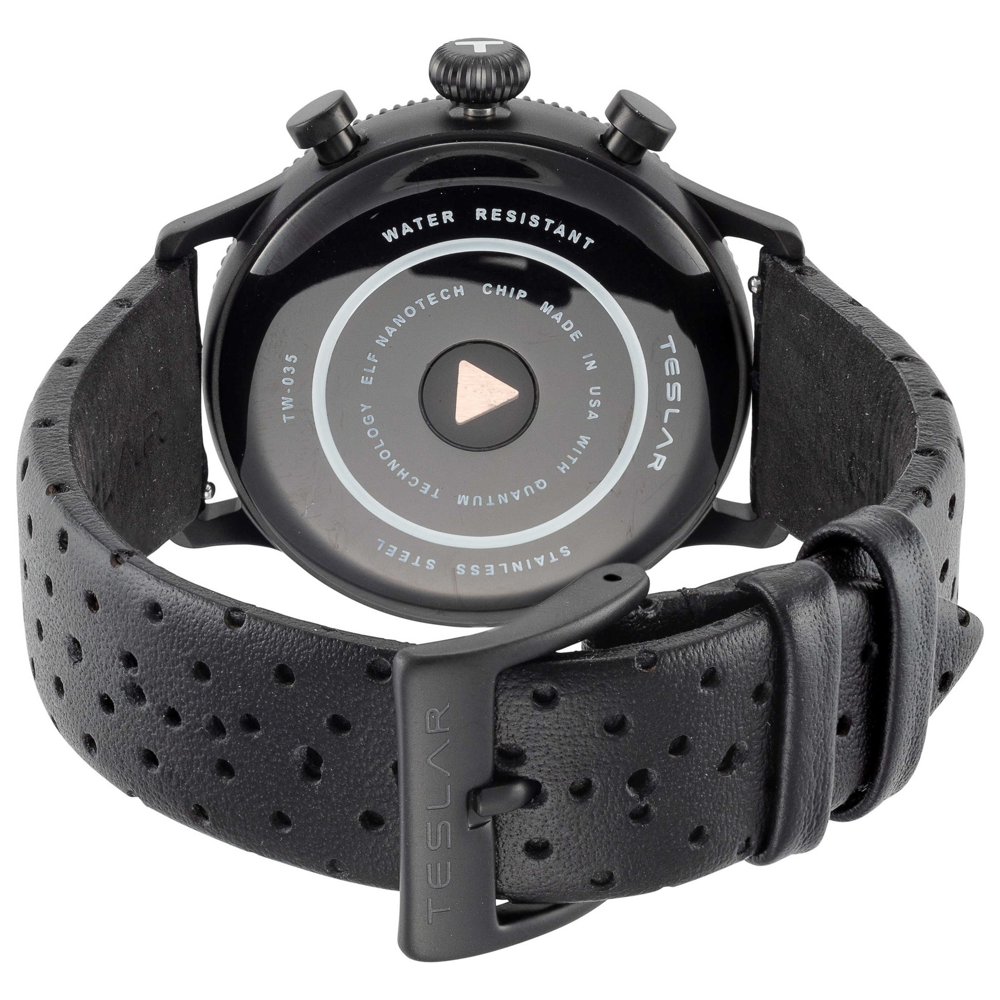Back view of Teslar Re-Balance T-4 Men's Quartz Watch TW-035