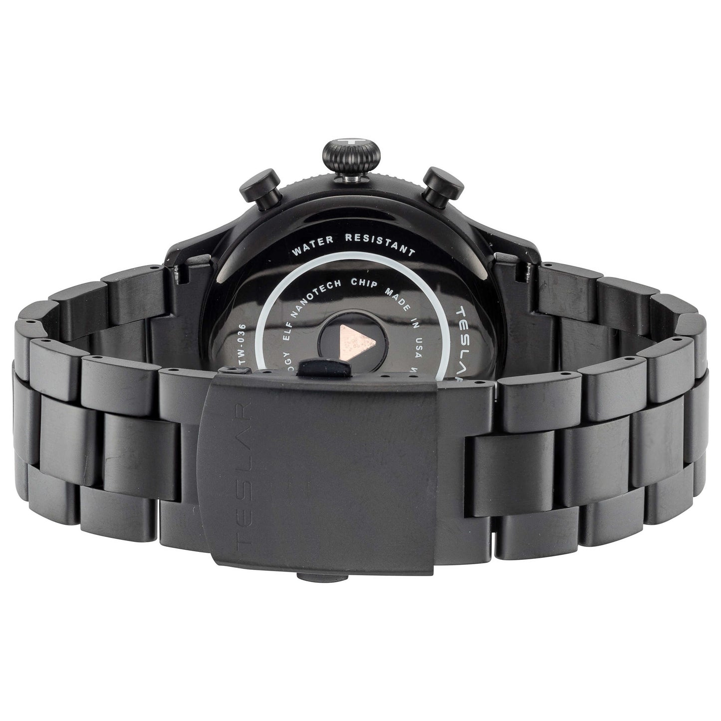 Back view of Teslar Re-Balance T-4 Men's Quartz Watch TW-036