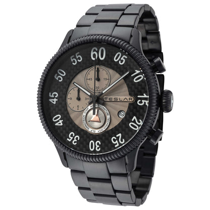 Front view of Teslar Re-Balance T-4 Men's Quartz Watch TW-036