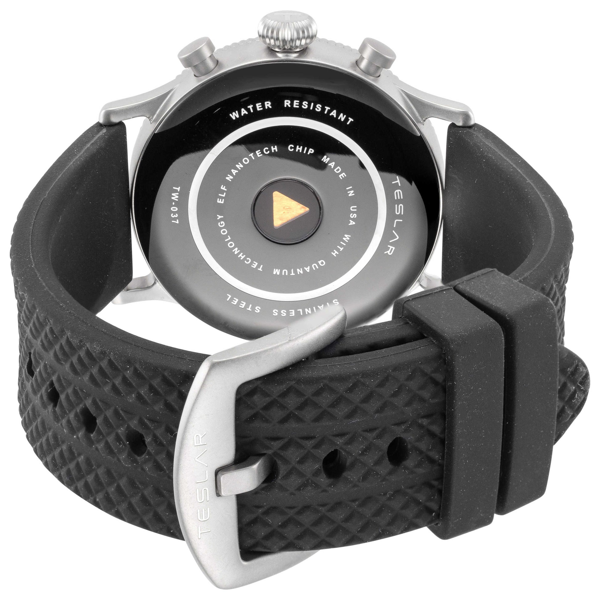 Back view of Teslar Re-Balance T-10 Men's Quartz Watch TW-037