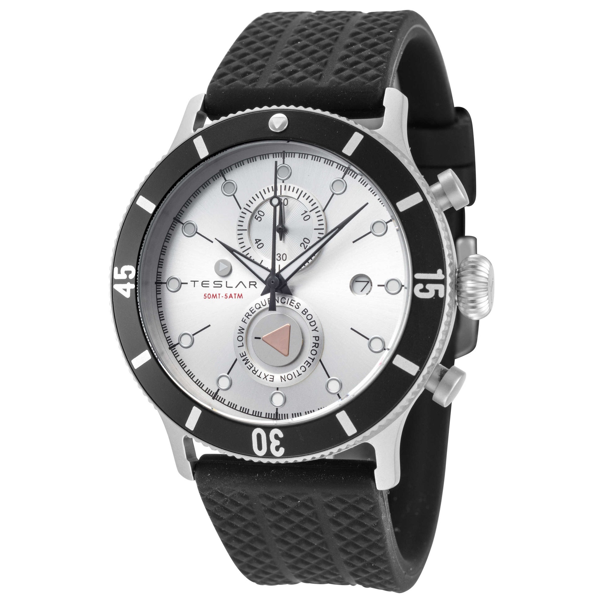 Front view of Teslar Re-Balance T-10 Men's Quartz Watch TW-037