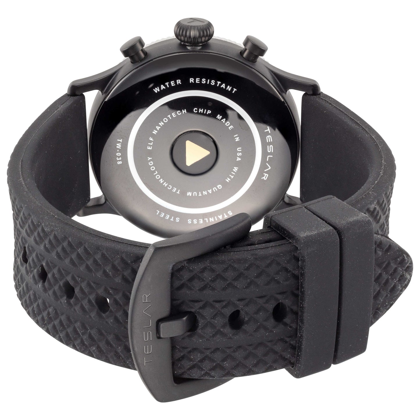 Back view of Teslar Re-Balance T-10 Men's Quartz Watch TW-038