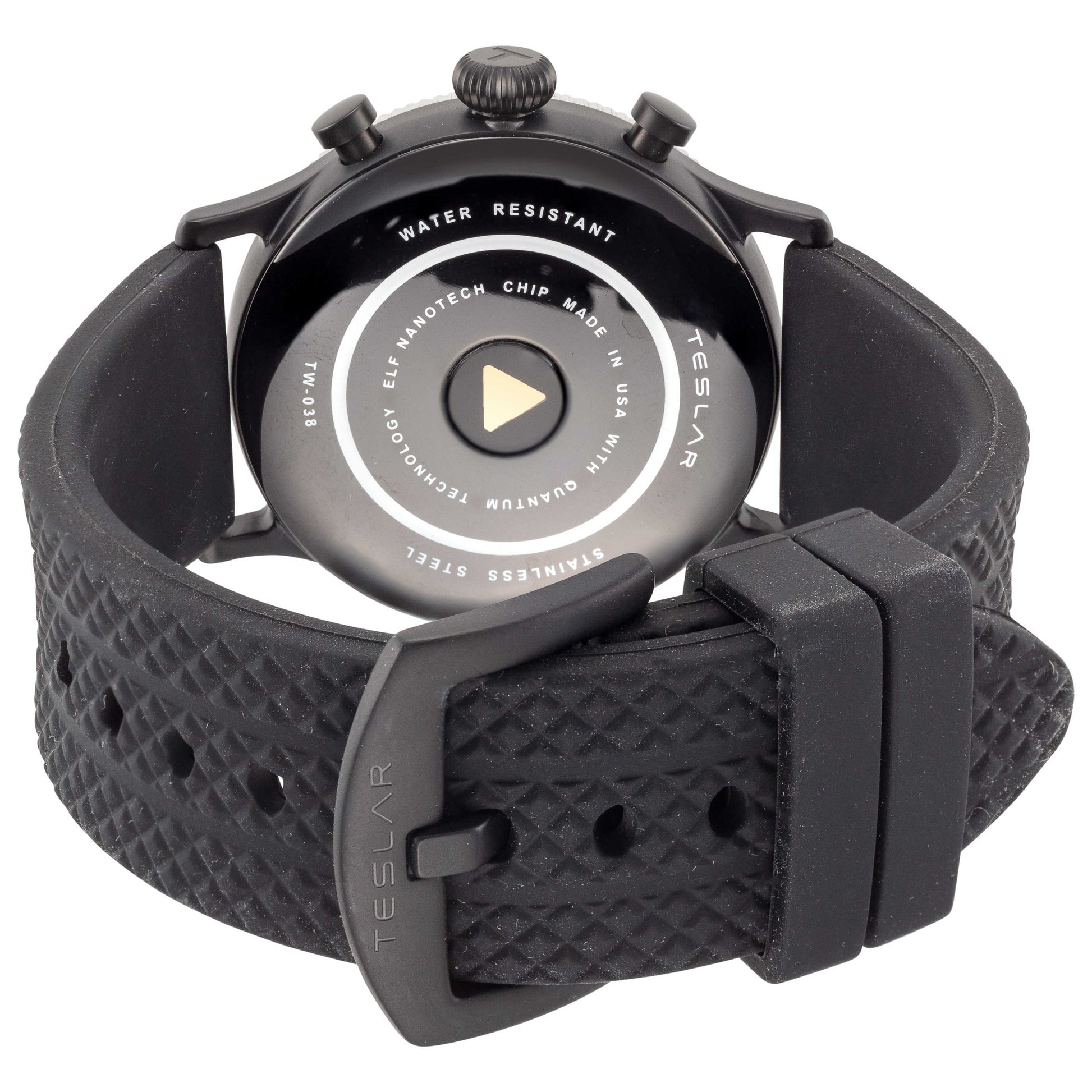 Back view of Teslar Re-Balance T-10 Men's Quartz Watch TW-038