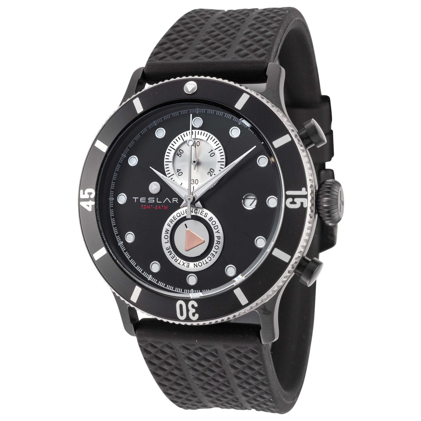Front view of Teslar Re-Balance T-10 Men's Quartz Watch TW-038