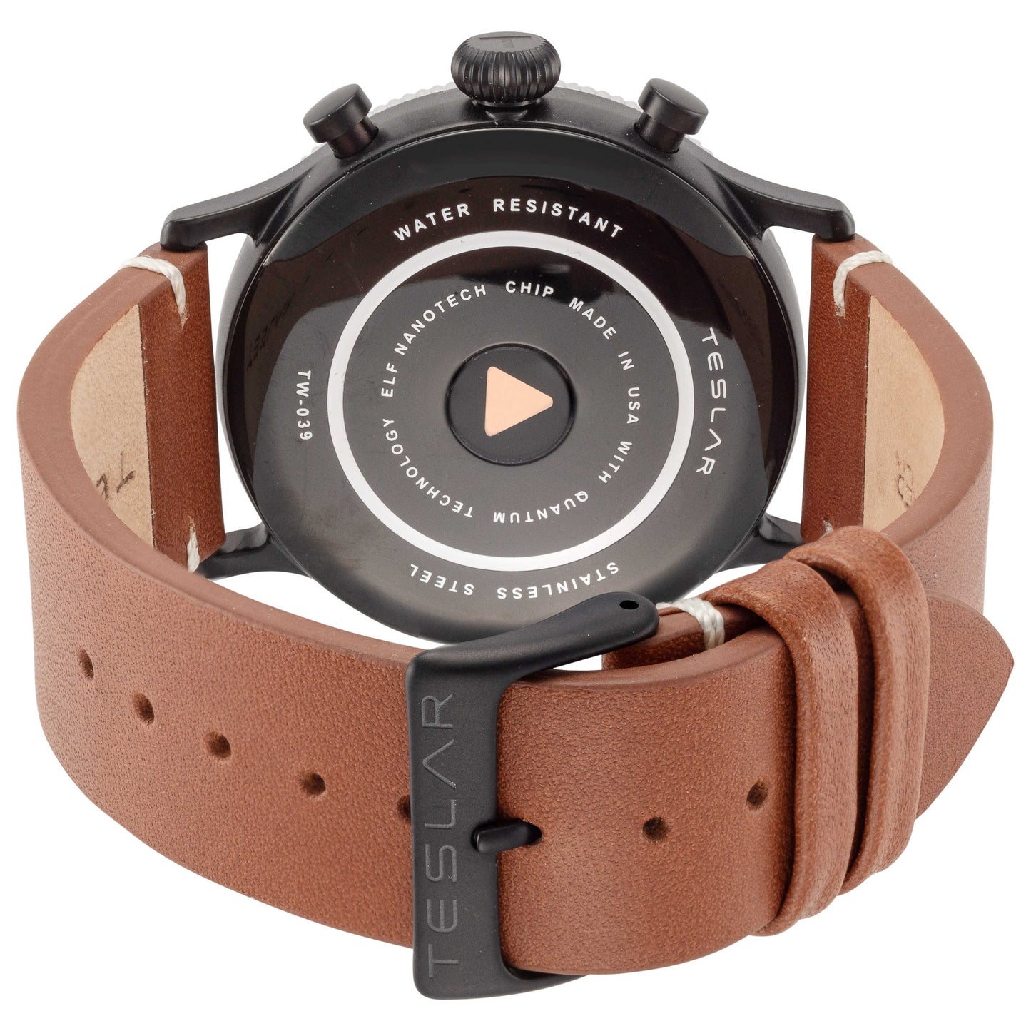 Back view of Teslar Re-Balance T-10 Men's Quartz Watch TW-039