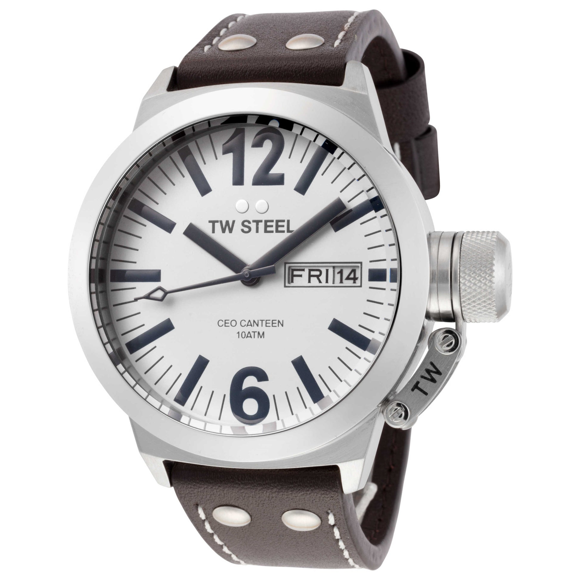 Front view of TW Steel Analog Men's Quartz Watch TW-CE1005