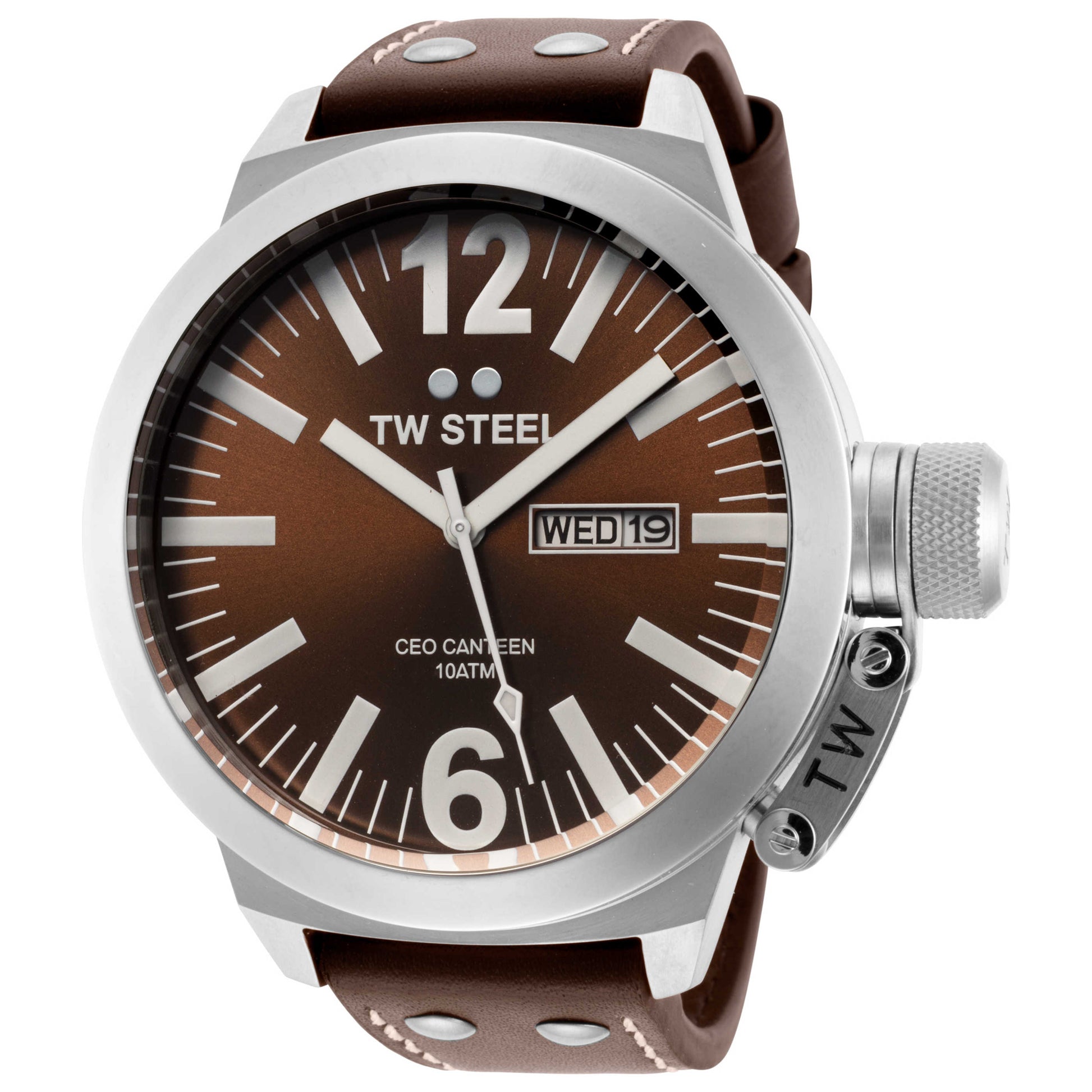 Front view of TW Steel Analog Men's Quartz Watch TW-CE1010