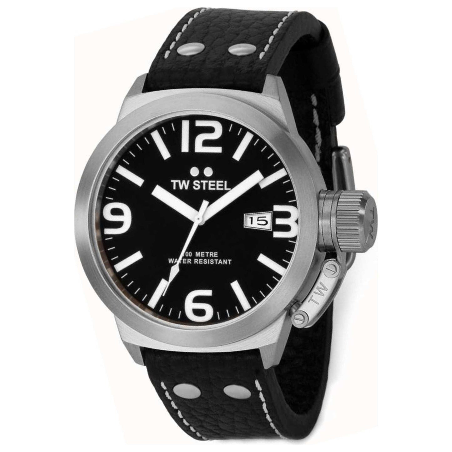 Front view of TW Steel Analog Men's Quartz Watch TW-TW2