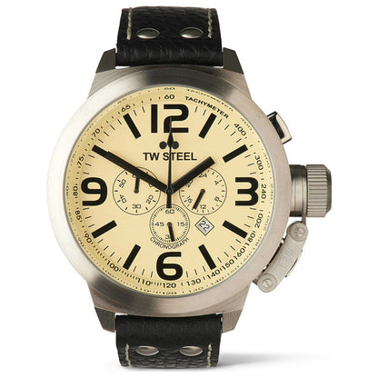 Front view of TW Steel Analog Men's Quartz Watch TW-TW3