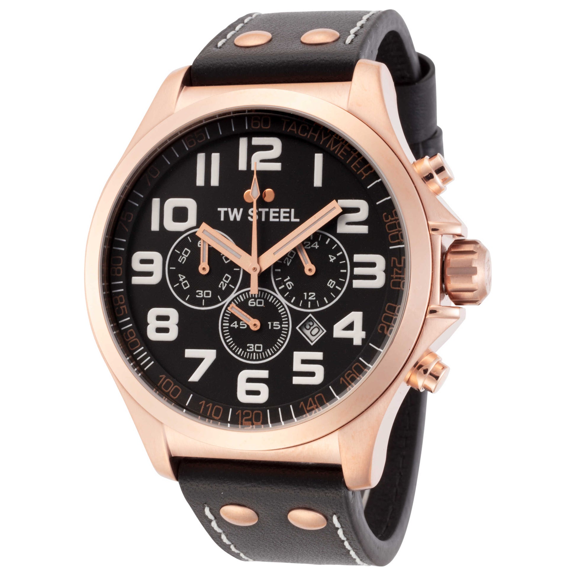 Front view of TW Steel Analog Men's Quartz Watch TW-TW418