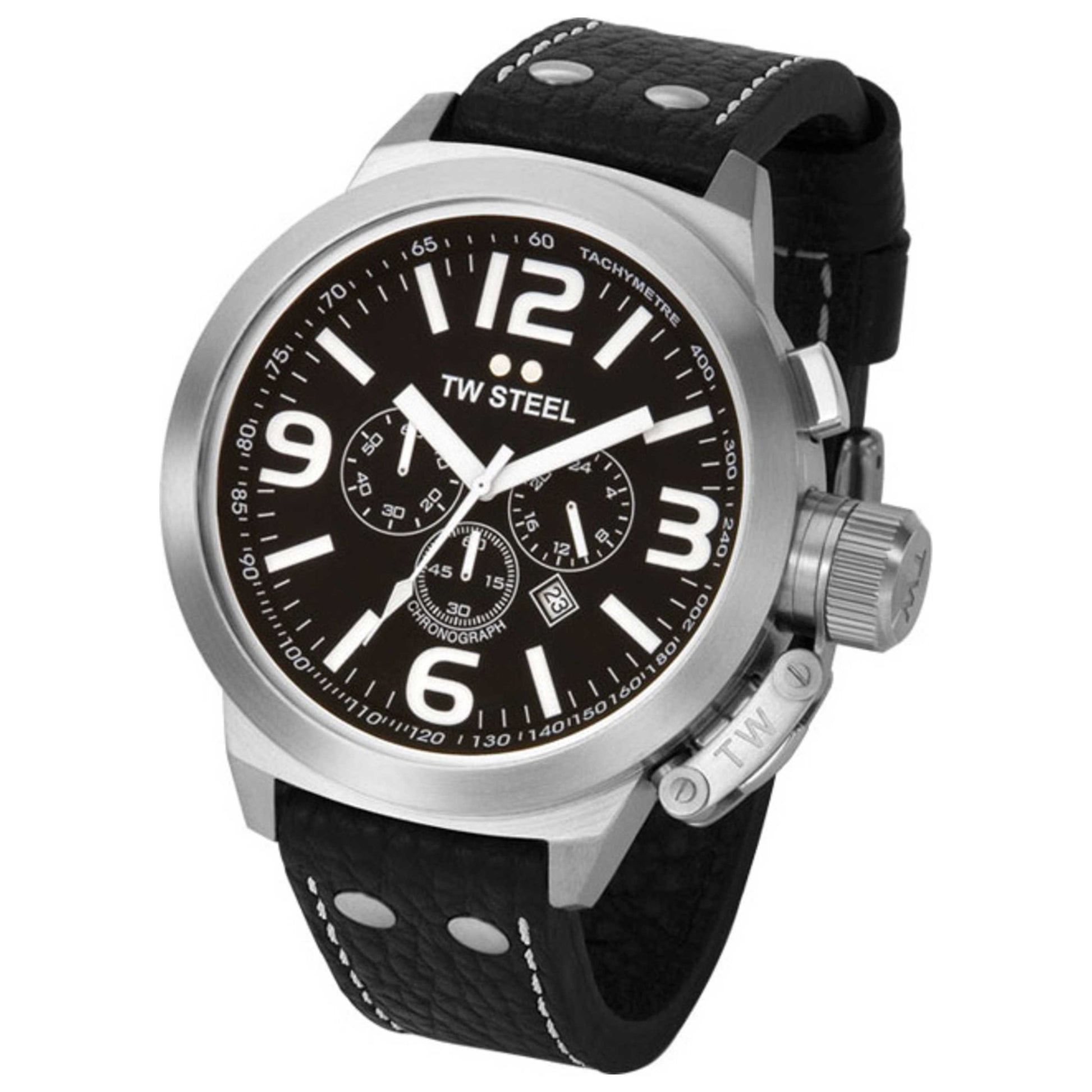 Front view of TW Steel Analog Men's Quartz Watch TW-TW4