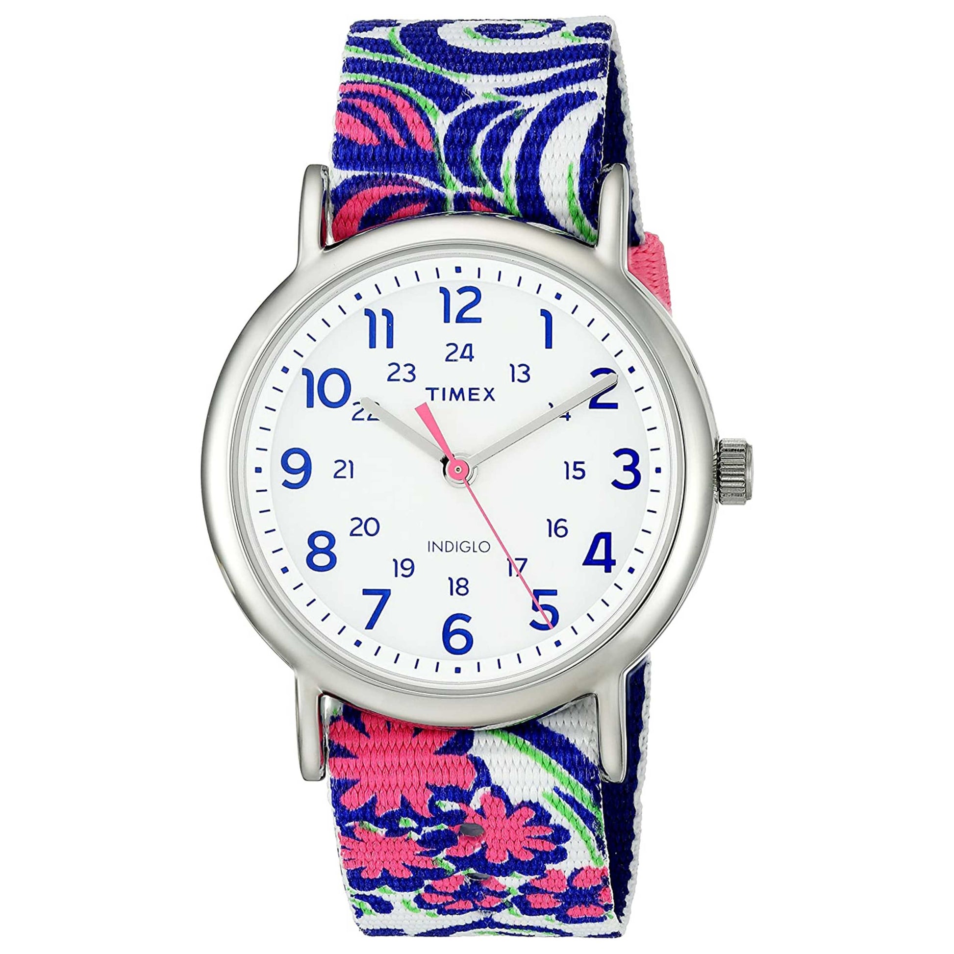 Front view of Timex Weekender Women's Quartz Watch TW2P90200