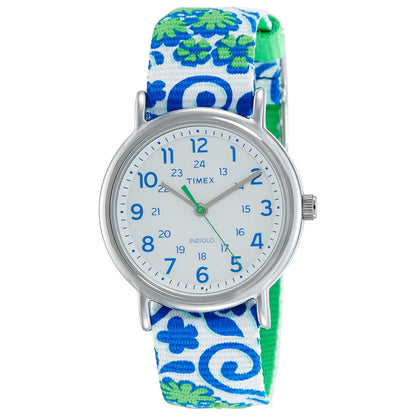 Front view of Timex Weekender Women's Quartz Watch TW2P90300