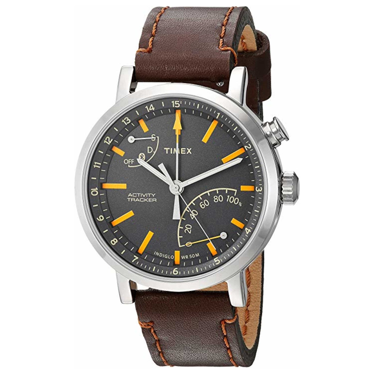 Front view of Timex Metropolitan+ Activity Tracker Men's Quartz Watch TW2P92300