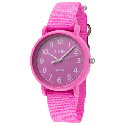 Front view of Timex Weekender Women's Quartz Watch TW2R40800