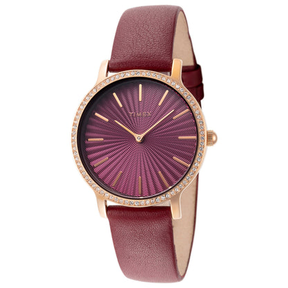 Front view of Timex Metropolitan Women's Quartz Watch TW2R51100