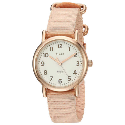 Front view of Timex Weekender Women's Quartz Watch TW2R59900
