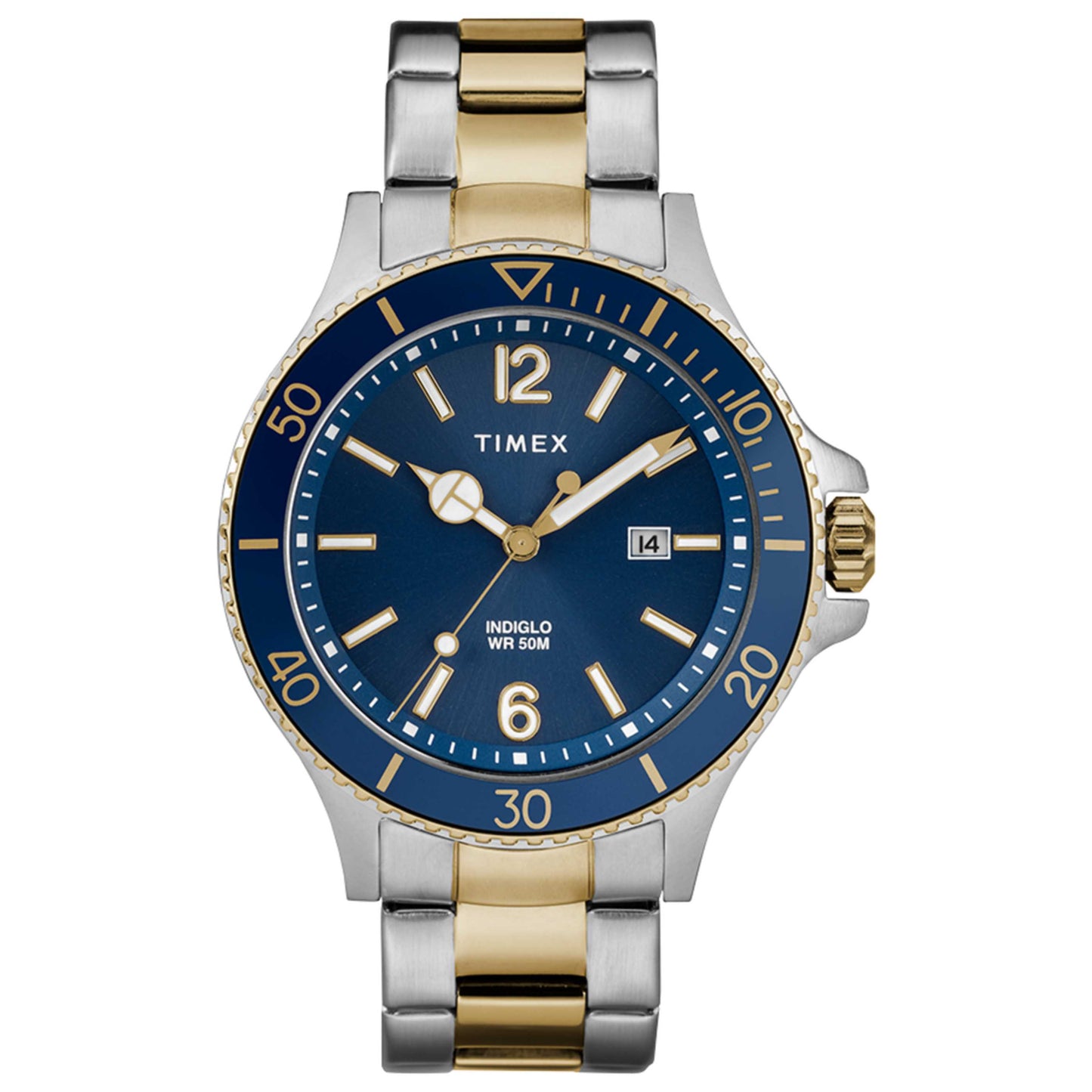 Front view of Timex Harborside Men's Quartz Watch TW2R64700ZA
