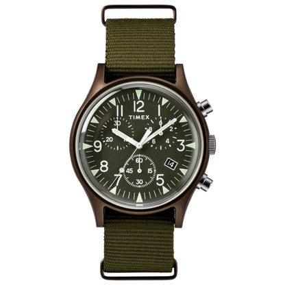 Front view of Timex Military Men's Quartz Watch TW2R67800VQ