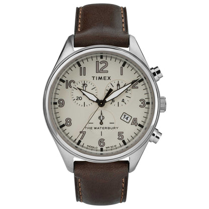 Front view of Timex Waterbury Men's Quartz Watch TW2R88200VQ
