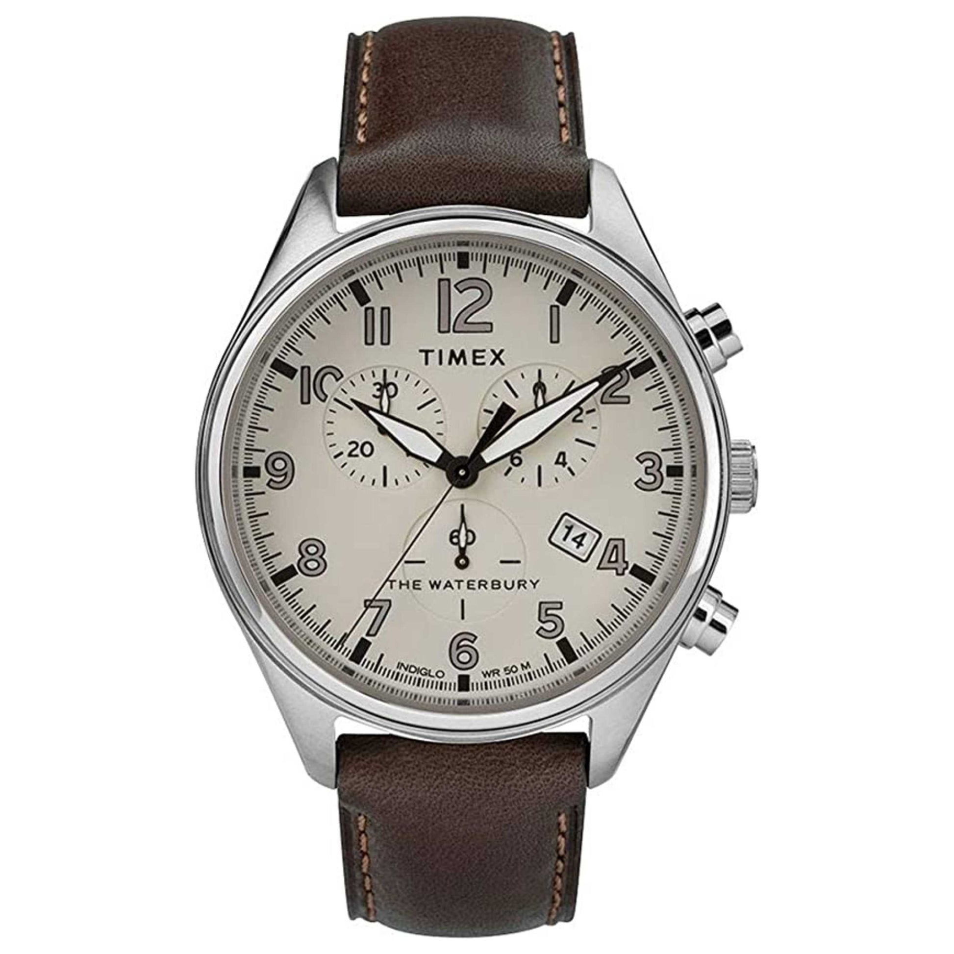 Front view of Timex Waterbury Men's Quartz Watch TW2R88200