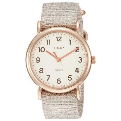 Front view of Timex Weekender Women's Quartz Watch TW2R92400