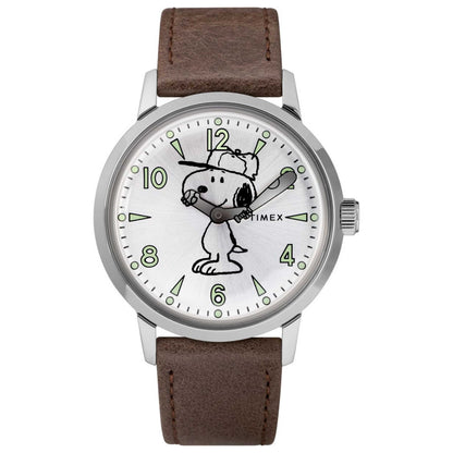 Front view of Timex Peanuts Marlin Men's Quartz Watch TW2R94900