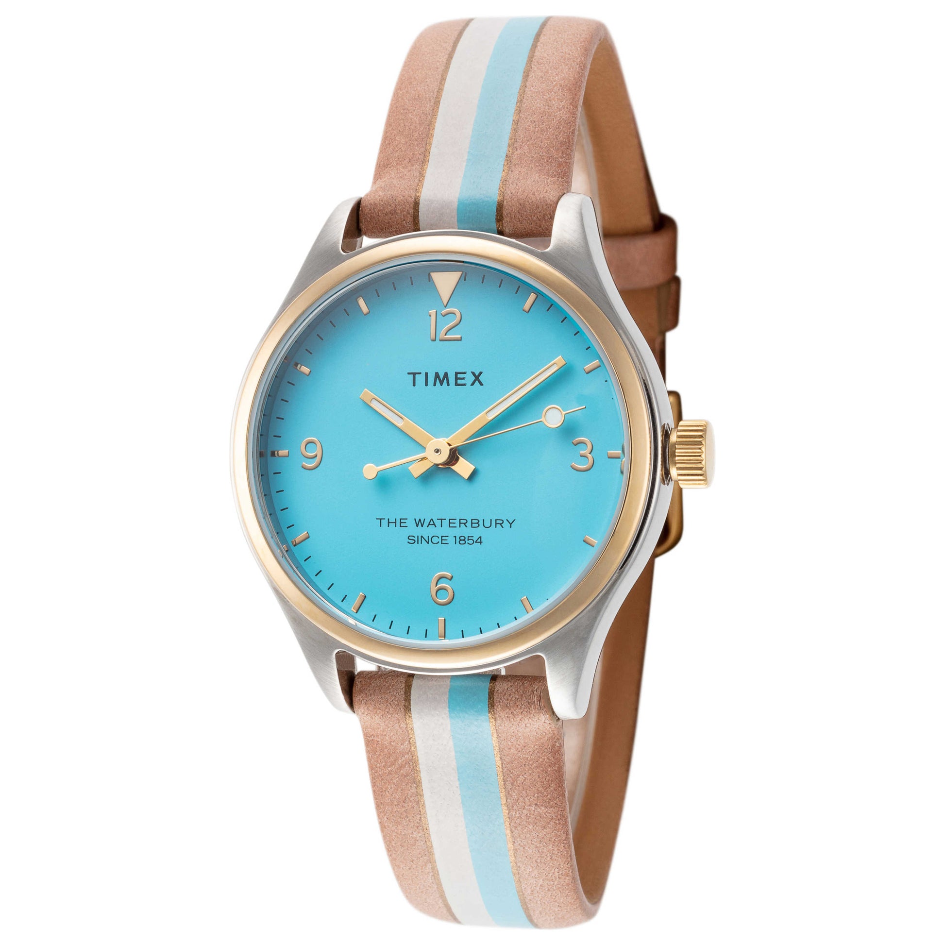 Front view of Timex Waterbury Women's Quartz Watch TW2T26500