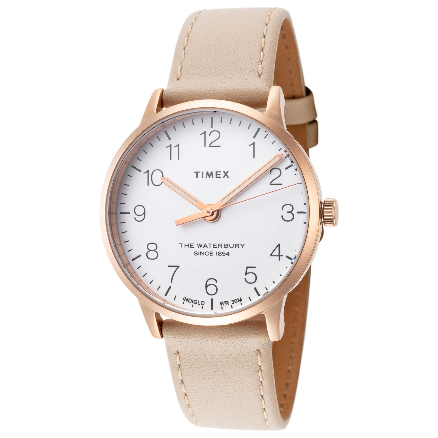 Front view of Timex Waterbury Women's Quartz Watch TW2T27000