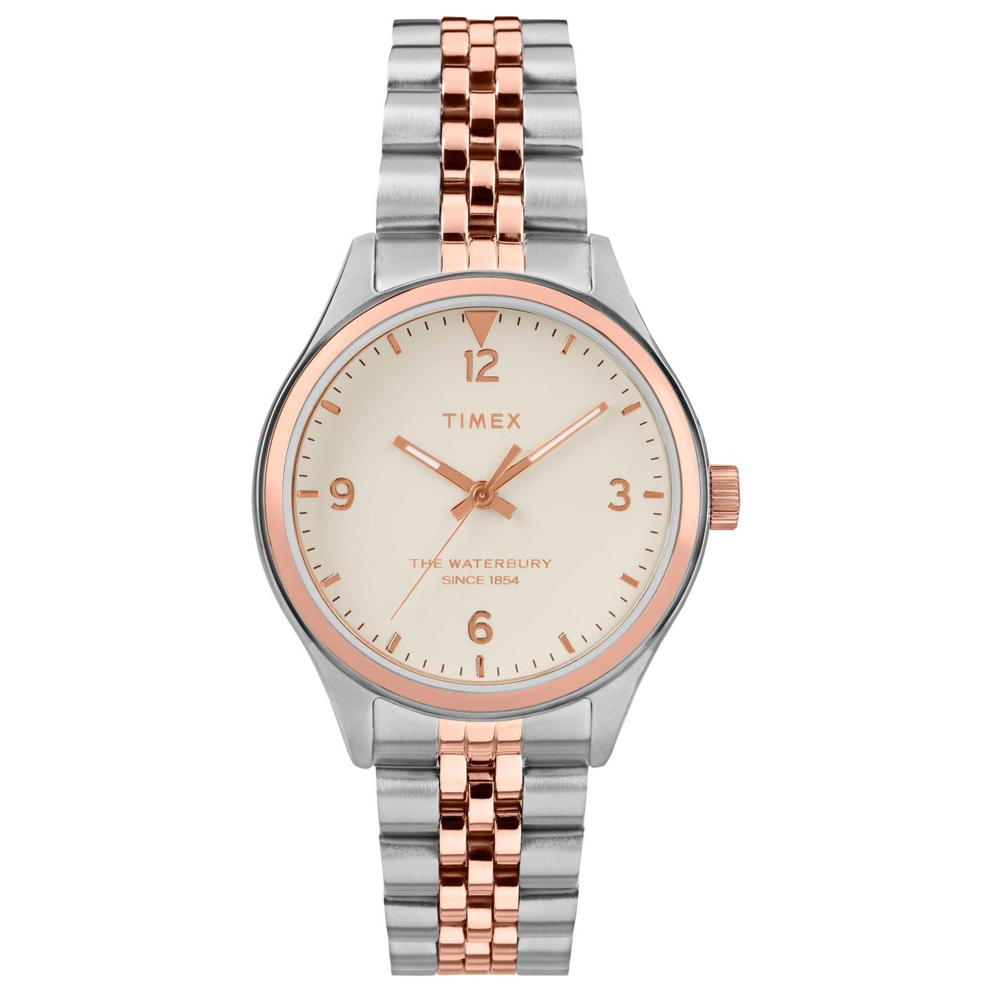 Front view of Timex Waterbury Women's Quartz Watch TW2T49200VQ