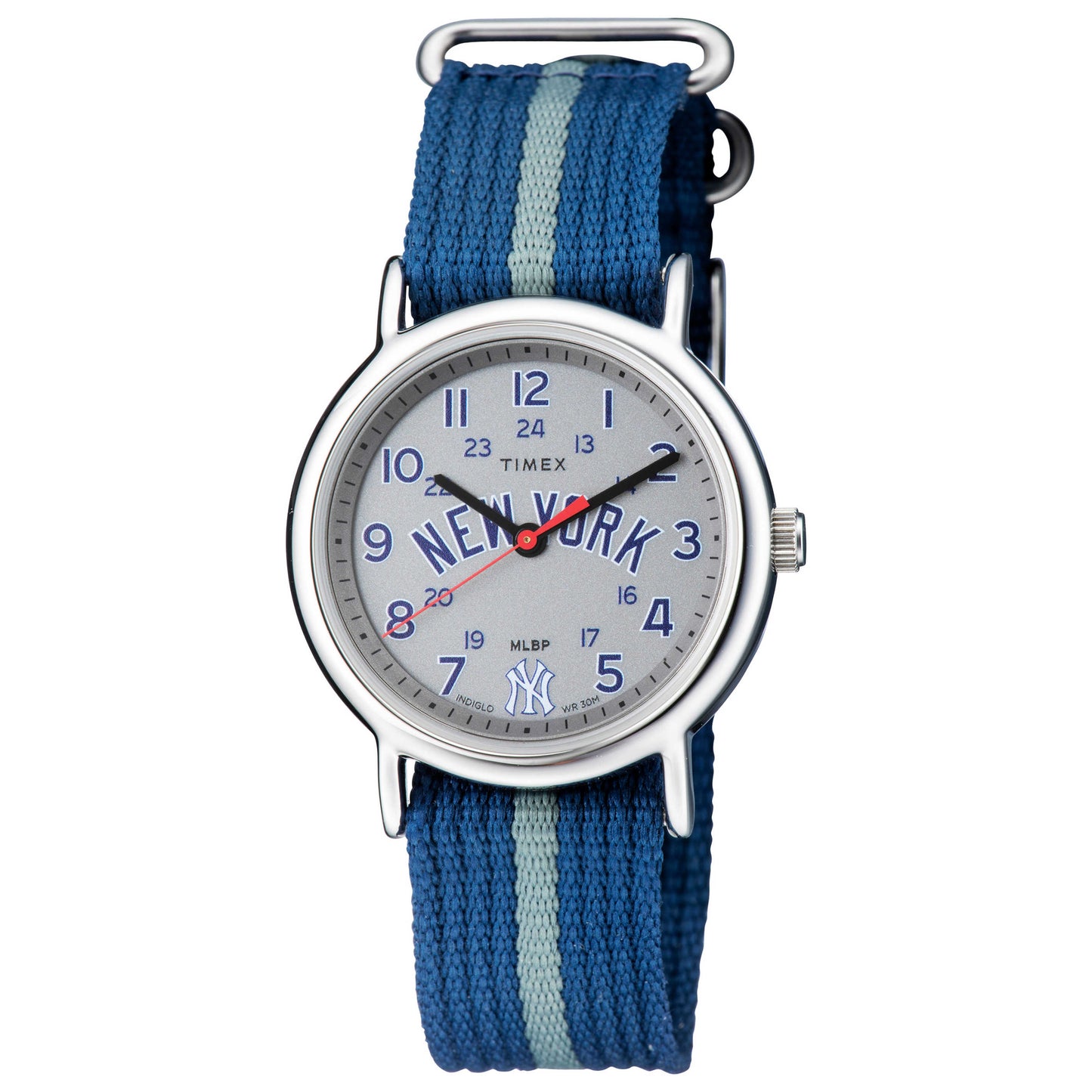 Front view of Timex MLB New York Yankess Tribute Men's Quartz Watch TW2T54900