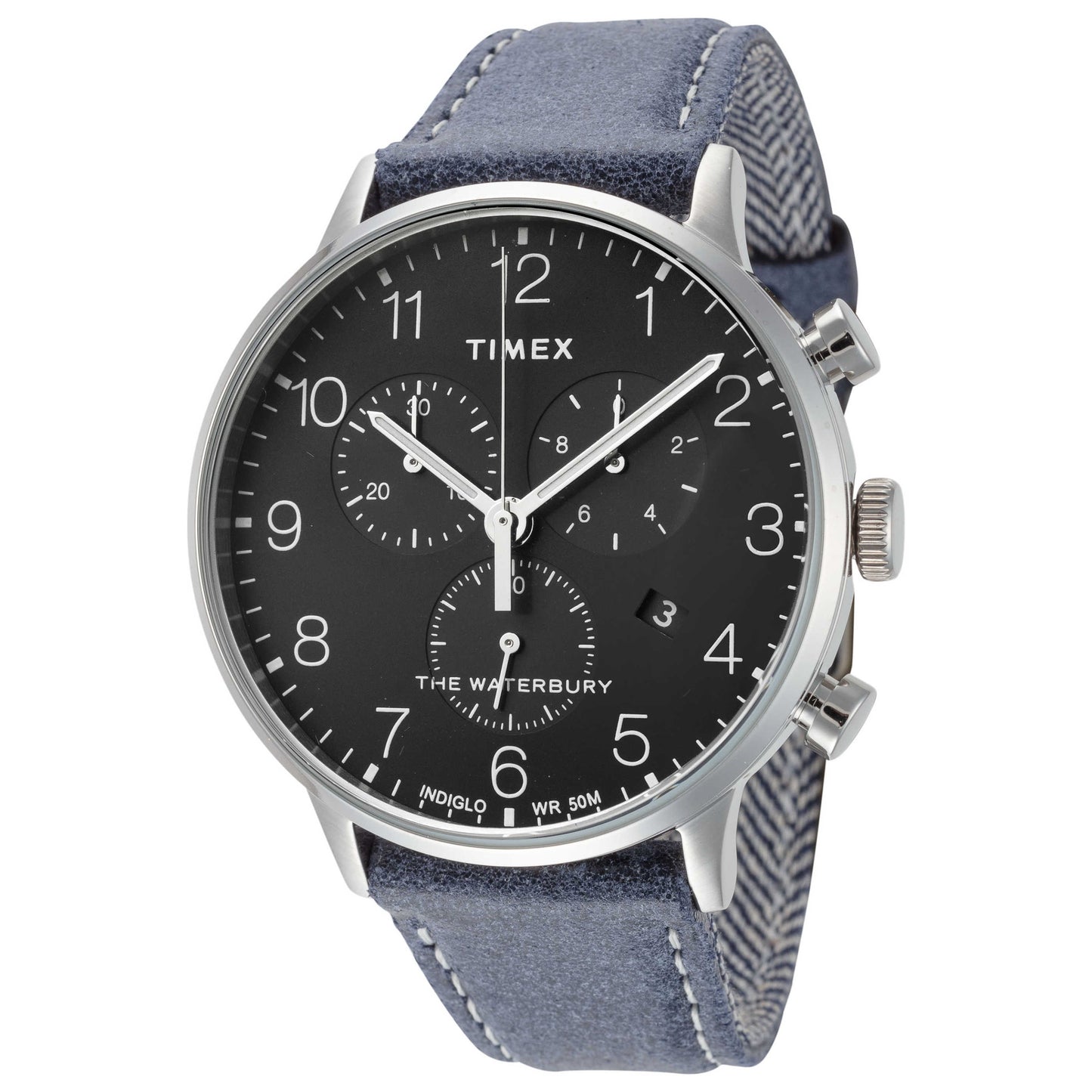 Front view of Timex Waterbury Men's Quartz Watch TW2T71300VQ