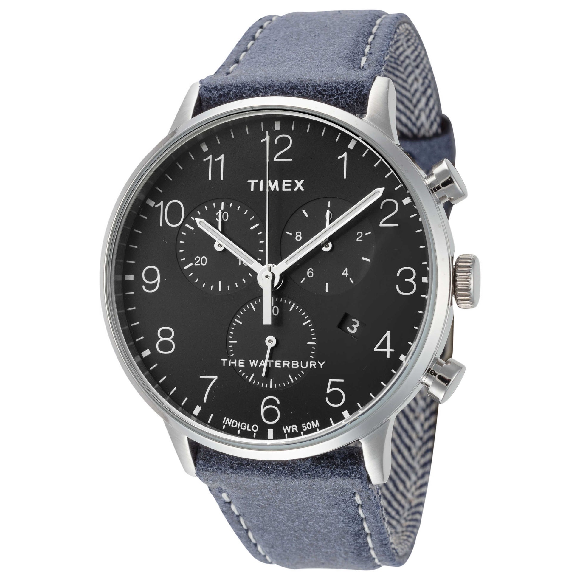 Front view of Timex Waterbury Men's Quartz Watch TW2T71300VQ