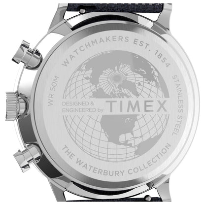 Left view of Timex Waterbury Men's Quartz Watch TW2T71300VQ