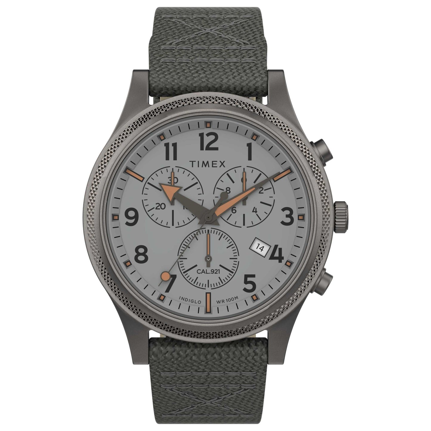 Front view of Timex Military Men's Quartz Watch TW2T75700