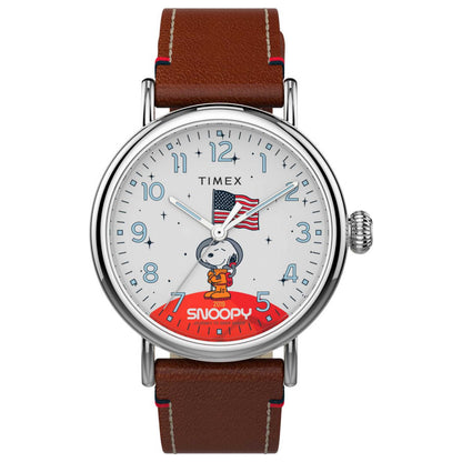Front view of Timex Peanuts Waterbury Men's Quartz Watch TW2T92300
