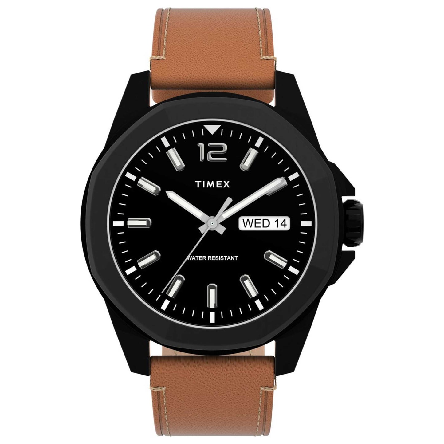 Front view of Timex Essex Men's Quartz Watch TW2U15100
