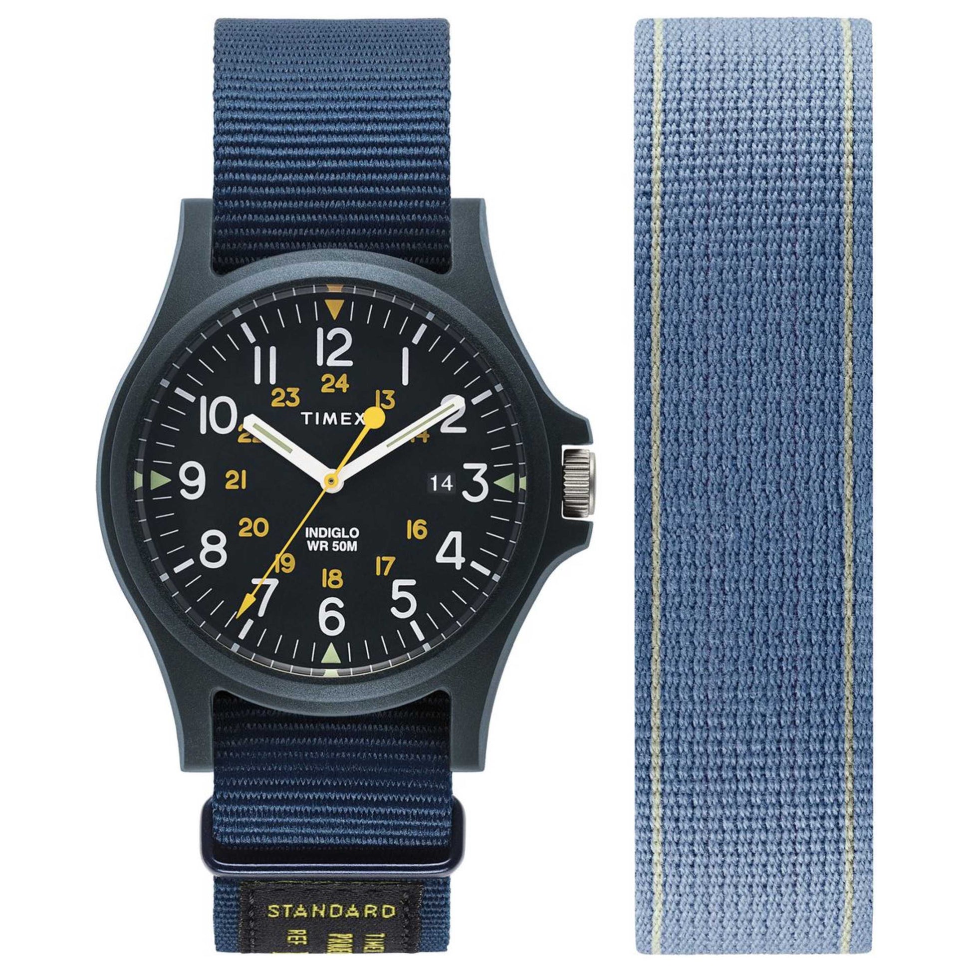 Front view of Timex Lab Archive Men's Quartz Watch TW2U74600