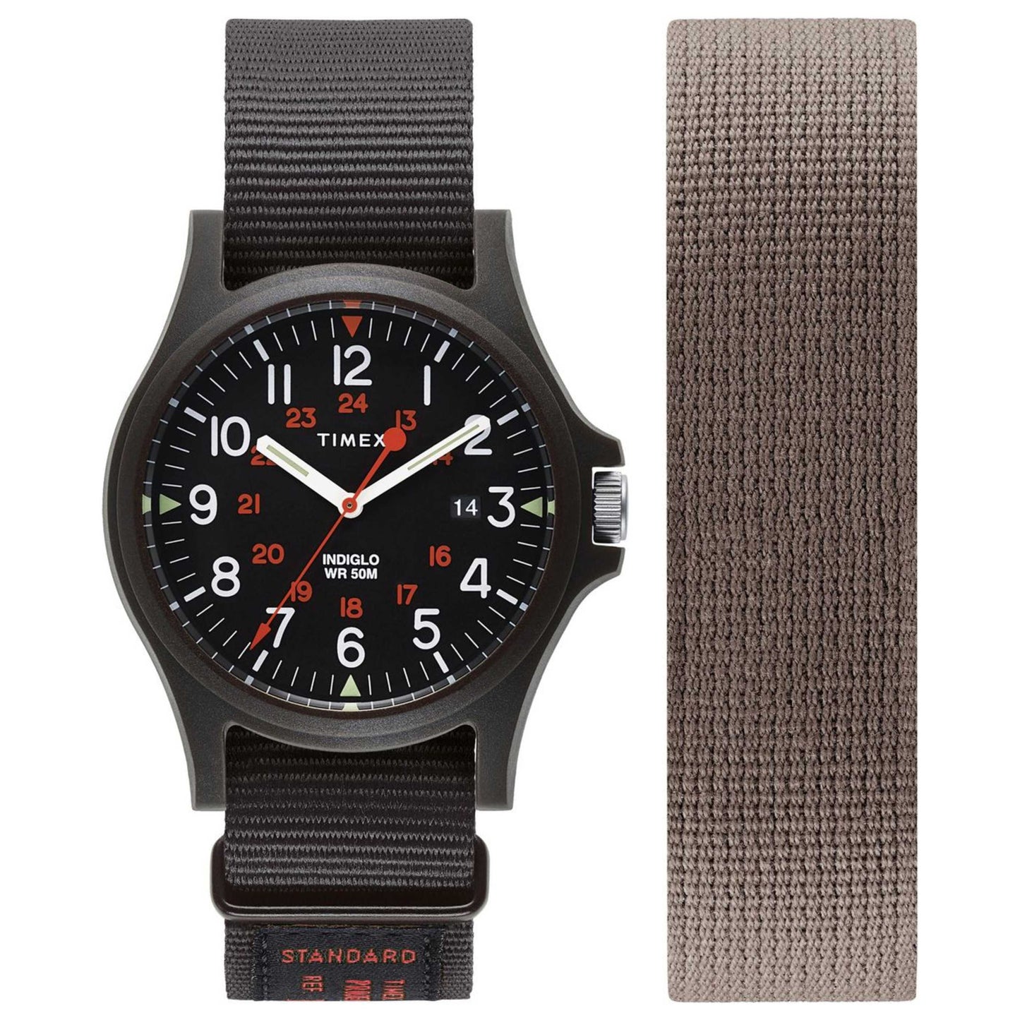 Front view of Timex Lab Archive Men's Quartz Watch TW2U74700