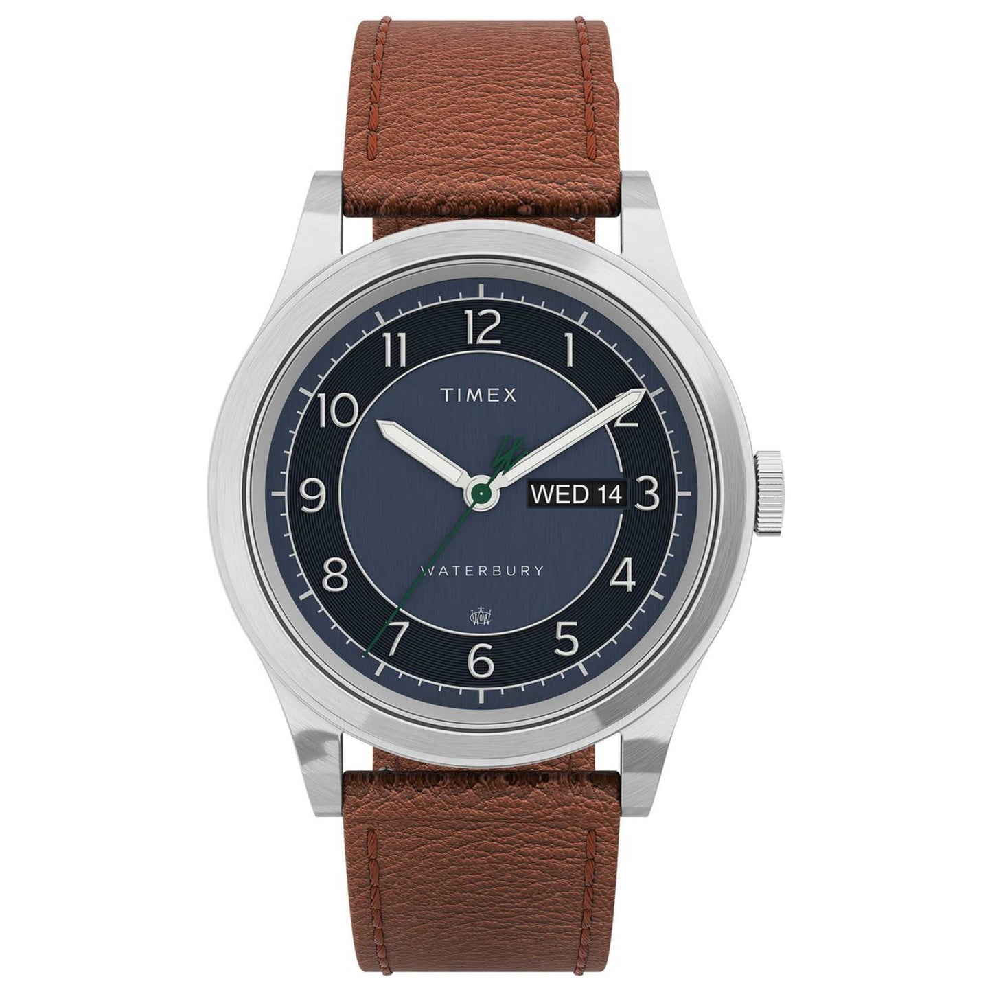 Front view of Timex Waterbury Traditional Men's Quartz Watch TW2U90400