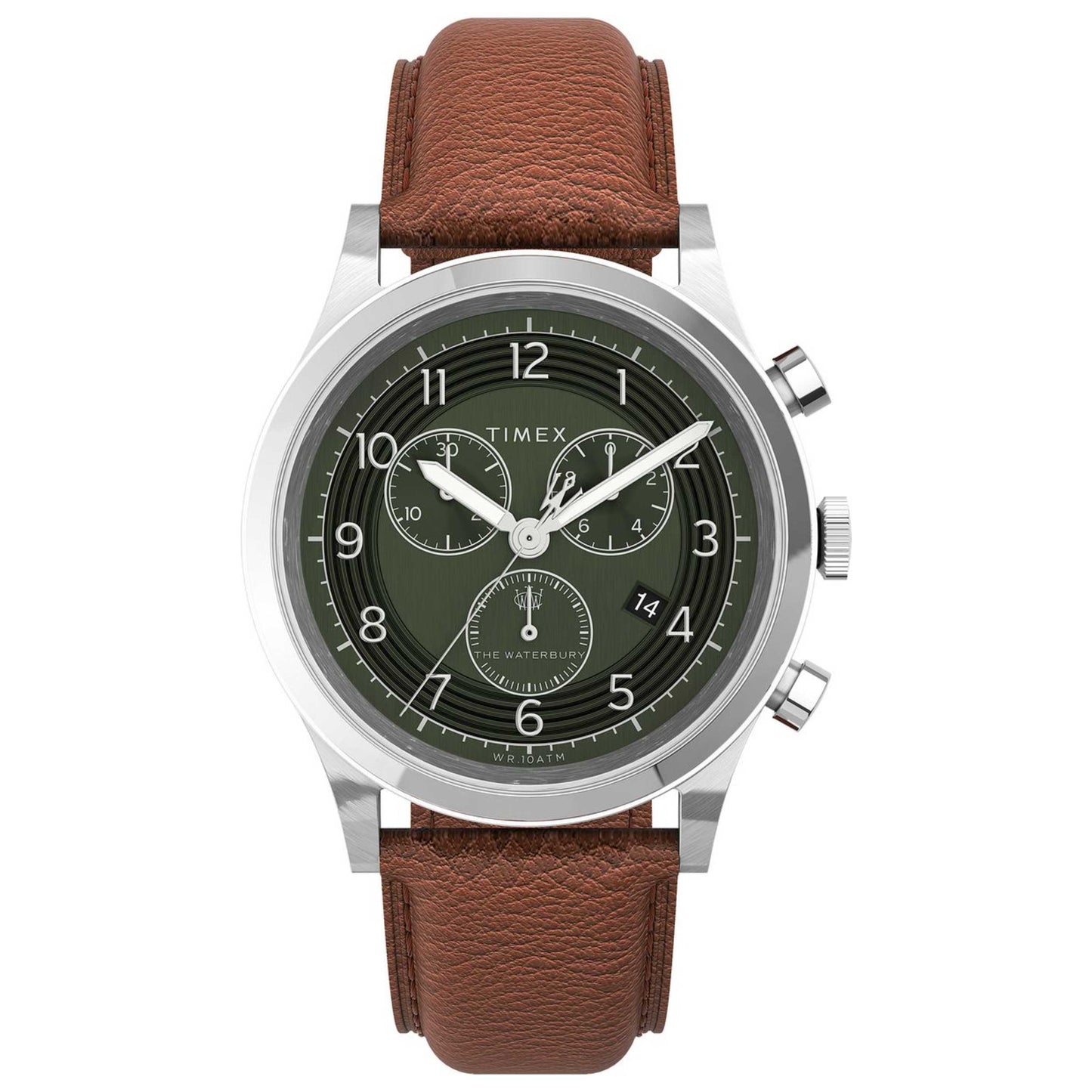 Front view of Timex Waterbury Men's Quartz Watch TW2U90700