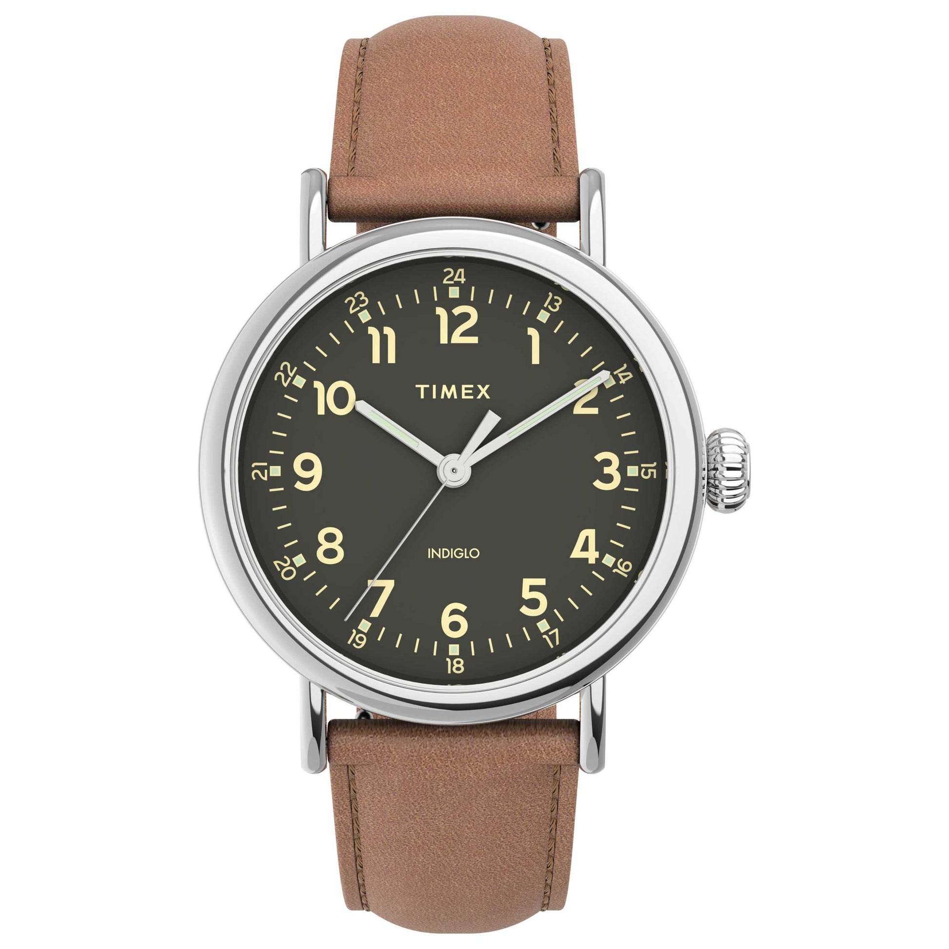 Front view of Timex Waterbury Men's Quartz Watch TW2V27700VQ