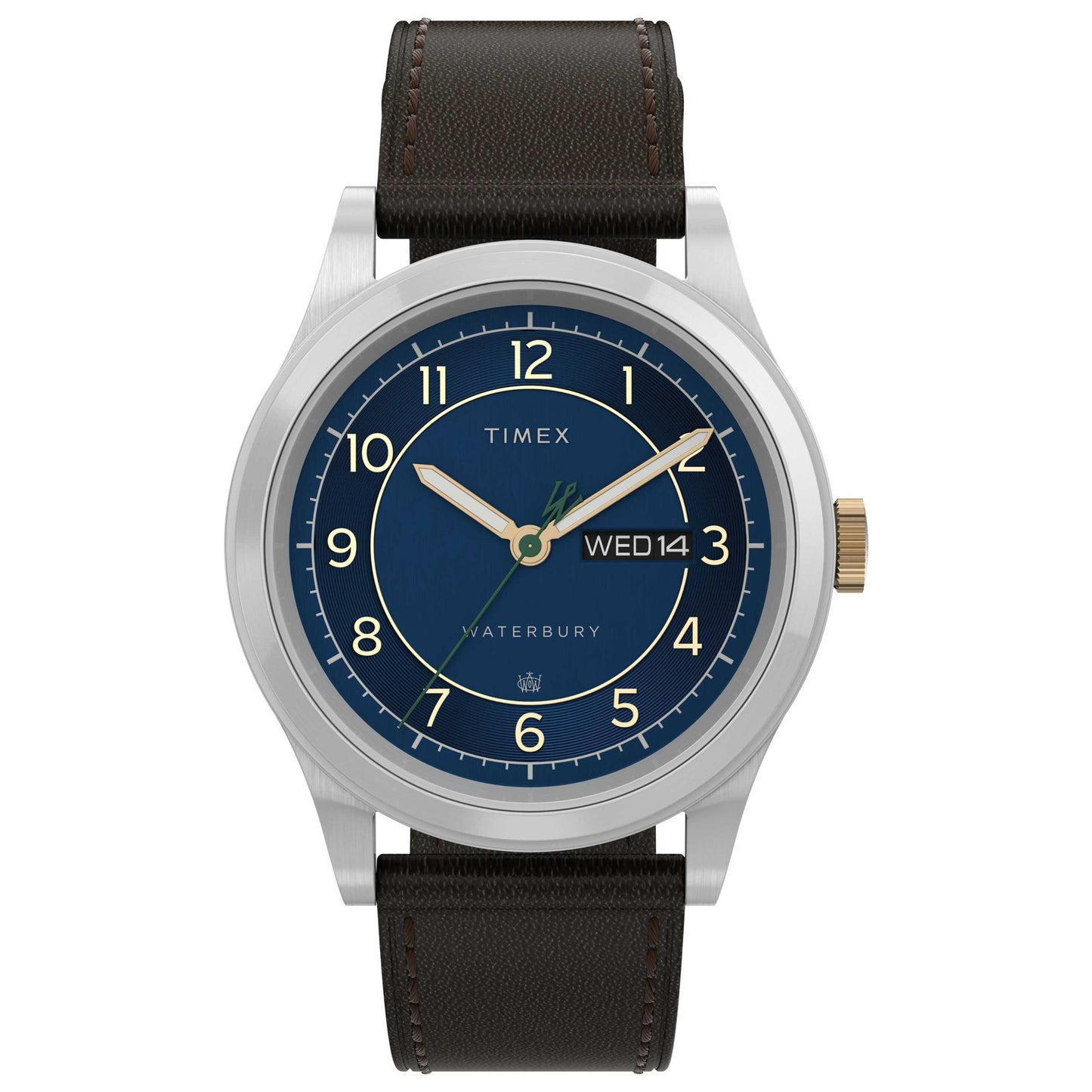 Front view of Timex Waterbury Men's Quartz Watch TW2V28500VQ