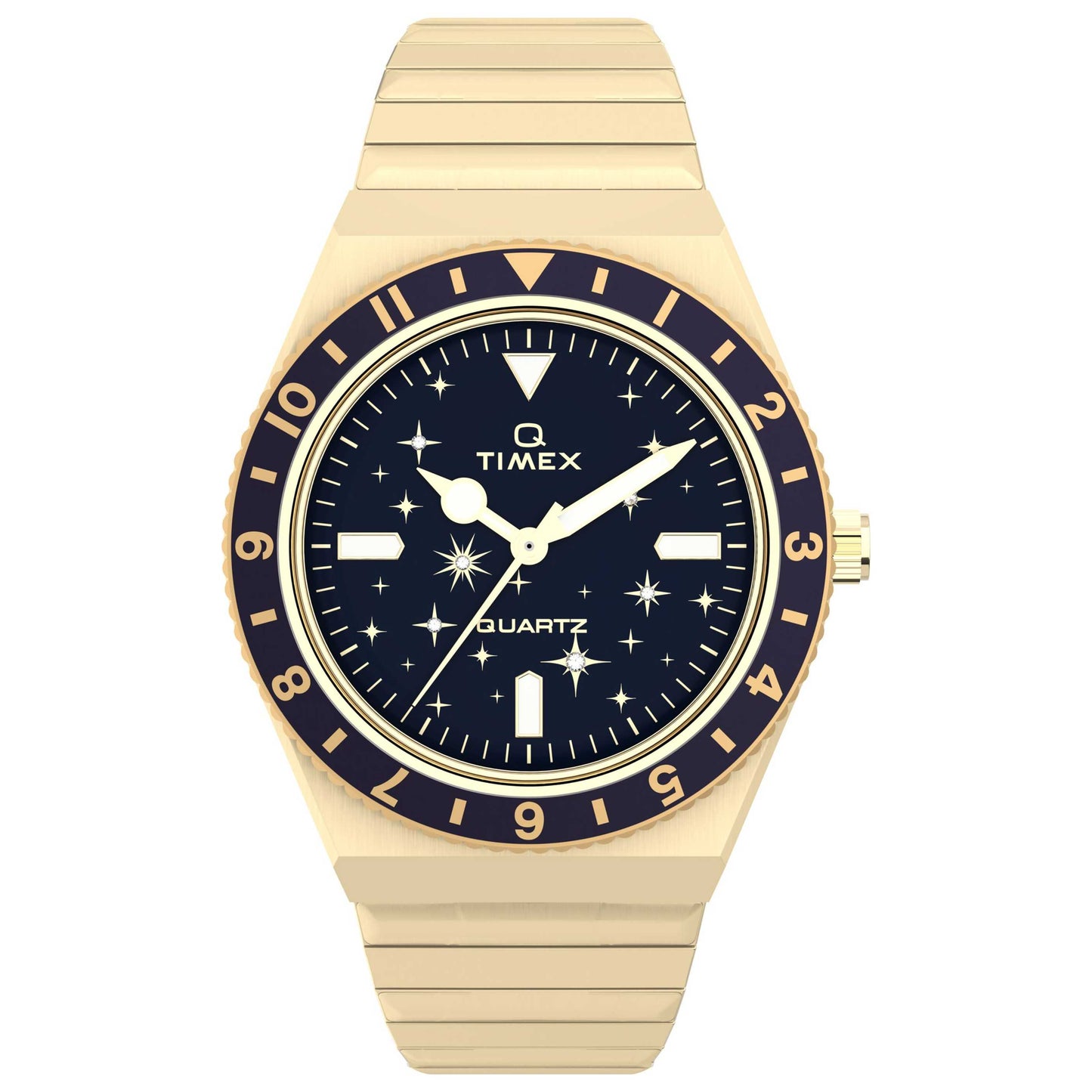 Front view of Timex Q Timex Women's Quartz Watch TW2V53600VQ